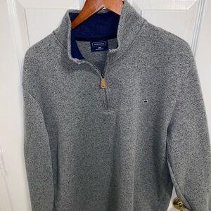 Crown & Ivy Gray Zip-Up Men's Sweater